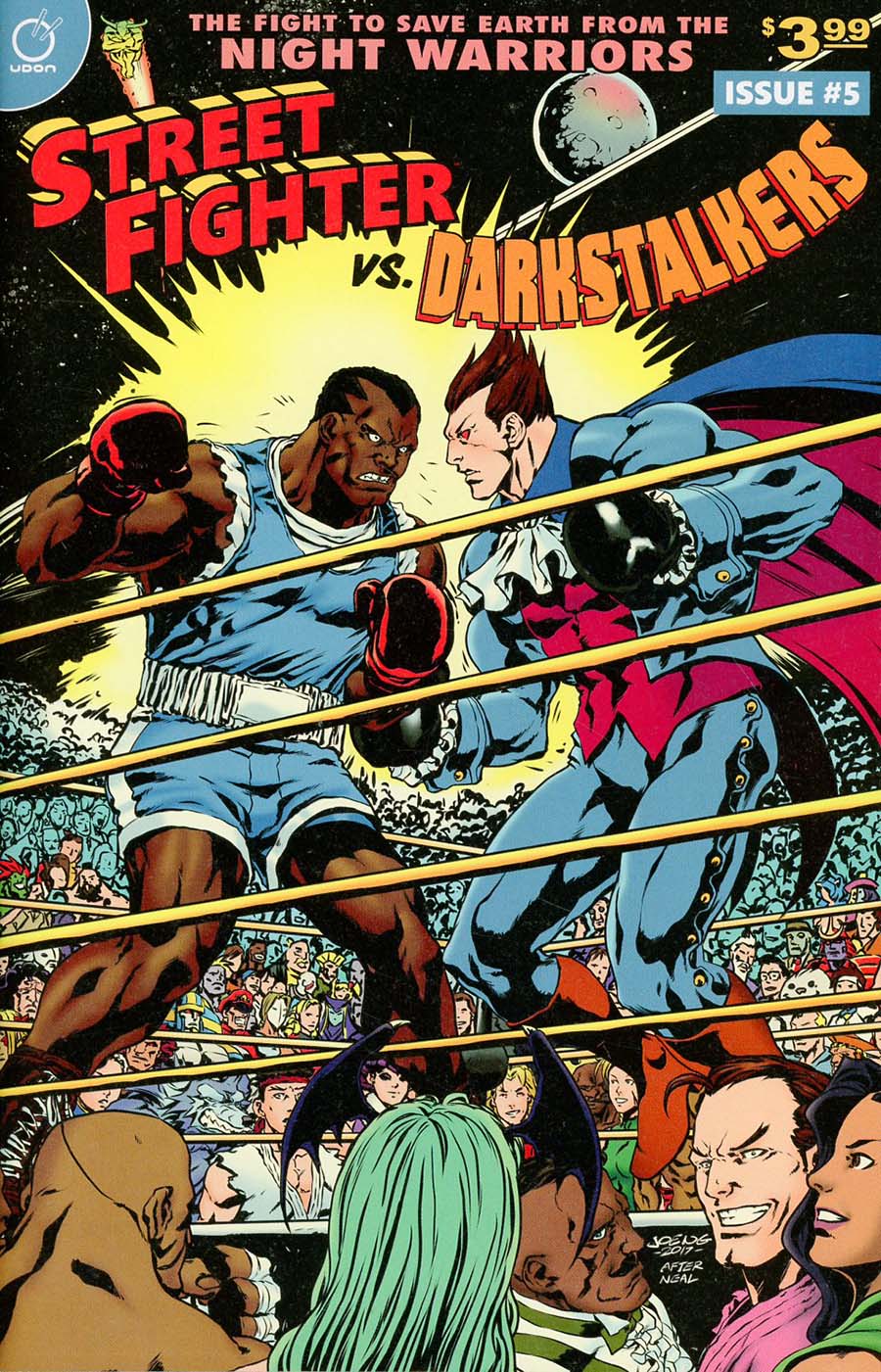 Street Fighter vs Darkstalkers #5 Cover C Incentive Joe Ng Homage Variant Cover