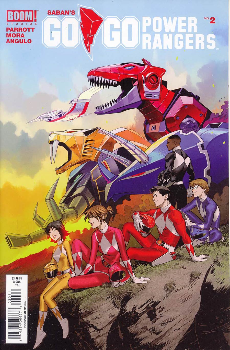 Sabans Go Go Power Rangers #2 Cover A Regular Dan Mora Cover