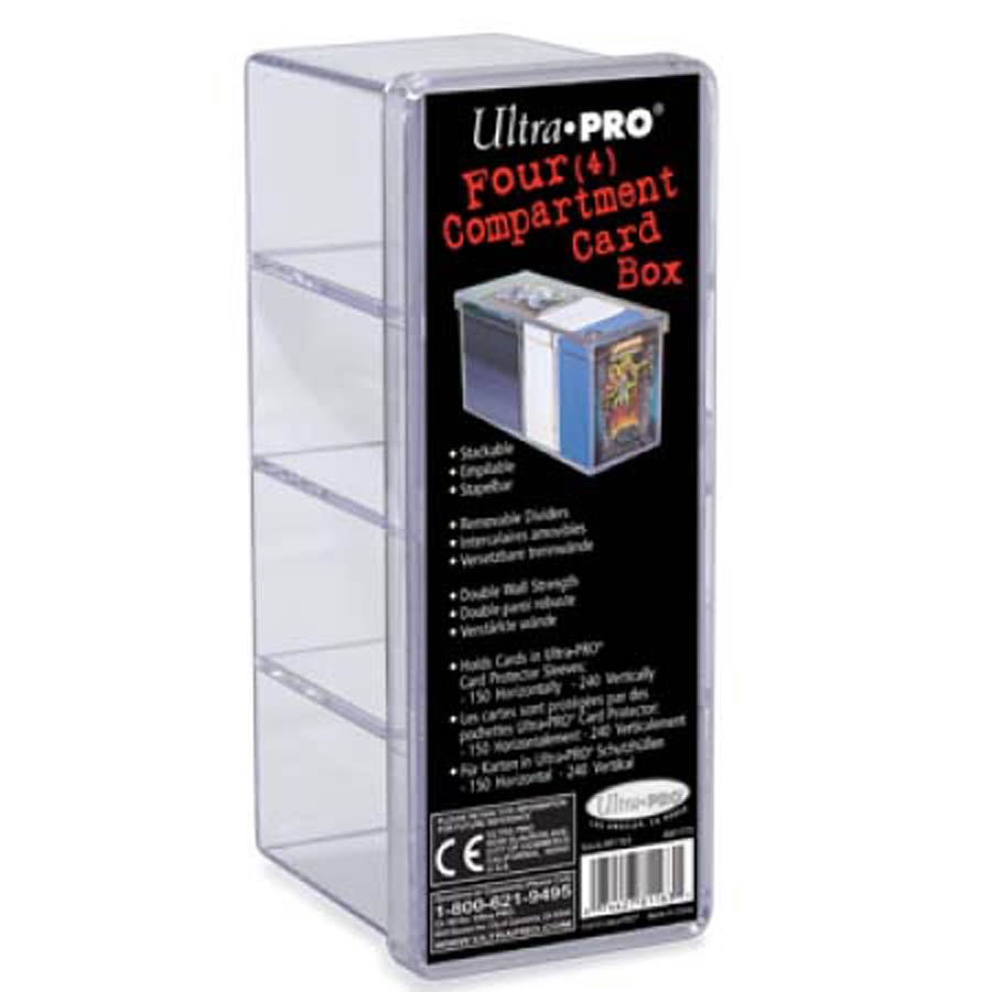 Ultra Pro Card Storage Box 4-Compartment