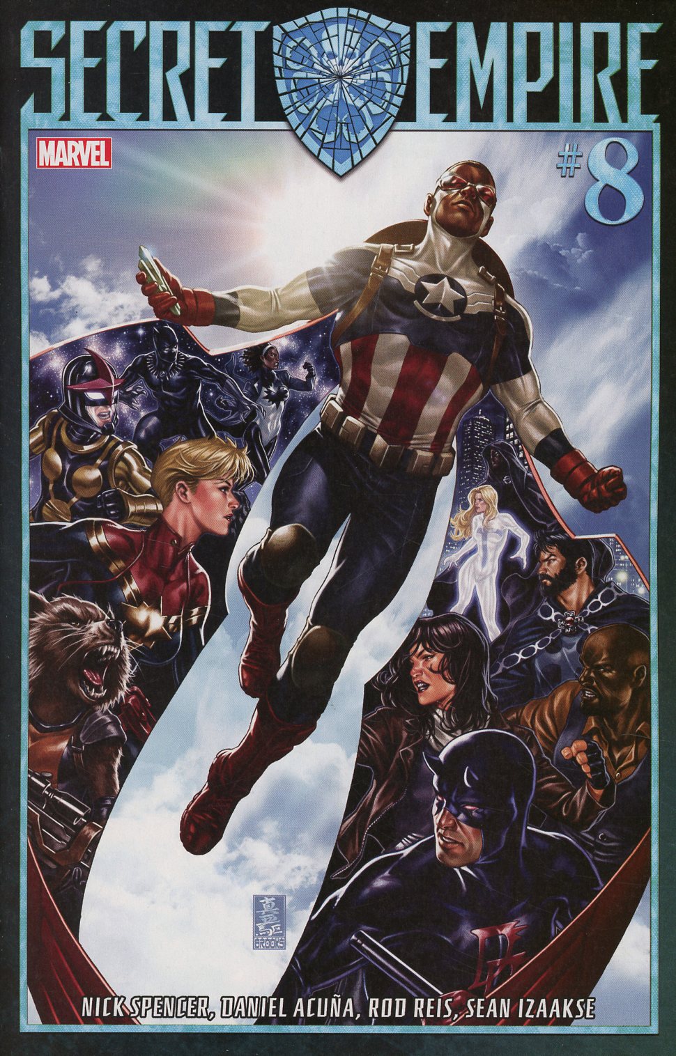 Secret Empire #8 Cover G 2nd Ptg Variant Mark Brooks Cover