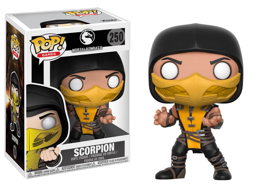POP Games 250 Mortal Kombat Scorpion Vinyl Figure