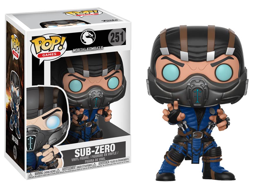 POP Games 251 Mortal Kombat Sub-Zero Vinyl Figure