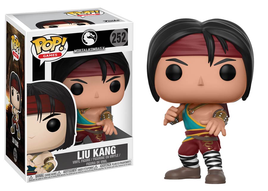 POP Games 252 Mortal Kombat Liu Kang Vinyl Figure