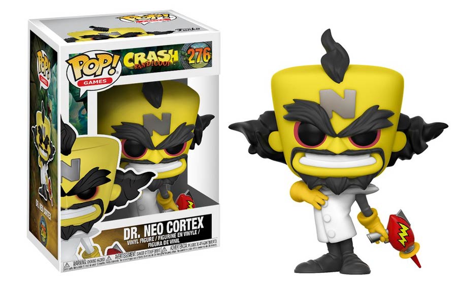 POP Games 276 Crash Bandicoot Dr Neo Cortex Vinyl Figure