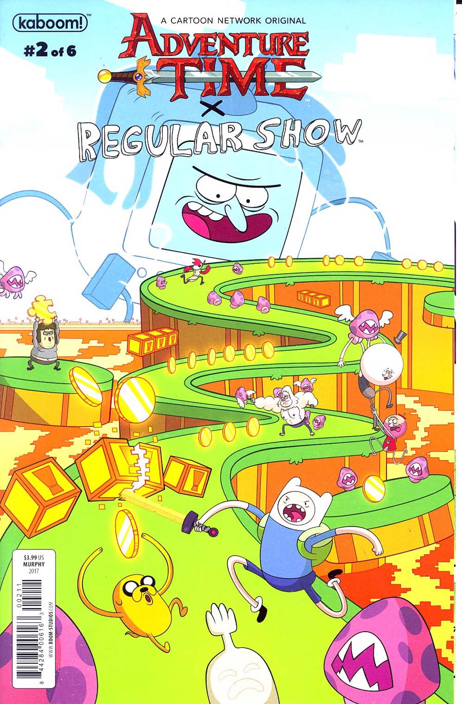 Adventure Time Regular Show #2 Cover A Regular Phil Murphy Connecting Left Cover