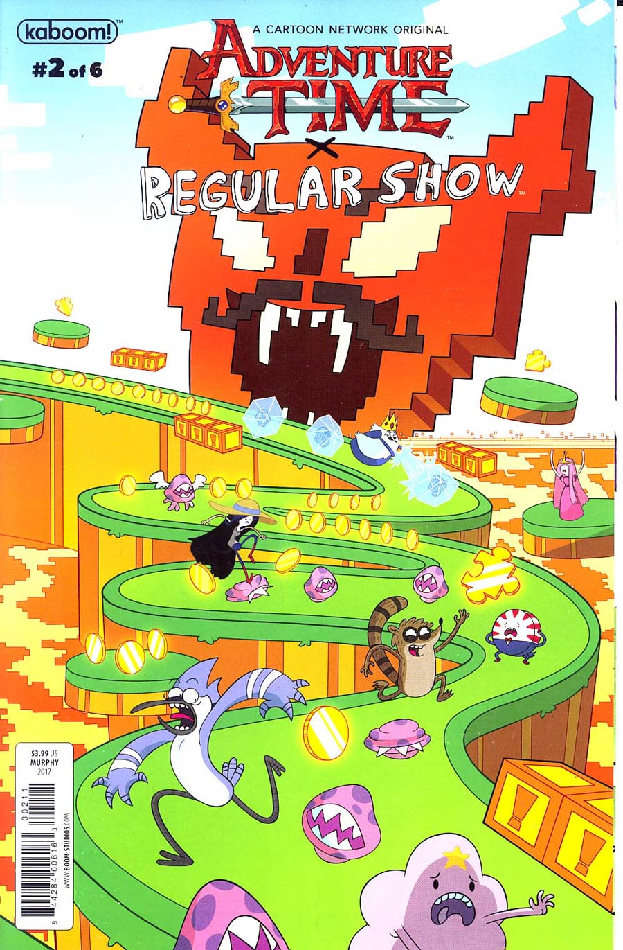 Adventure Time Regular Show #2 Cover B Regular Phil Murphy Connecting Right Cover