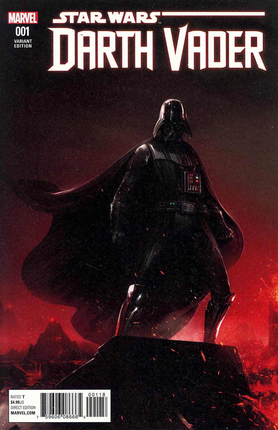 Darth Vader Vol 2 #1 Cover K ComicSketchArt.com Francesco Mattina Exclusive Charles Soule Variant Cover