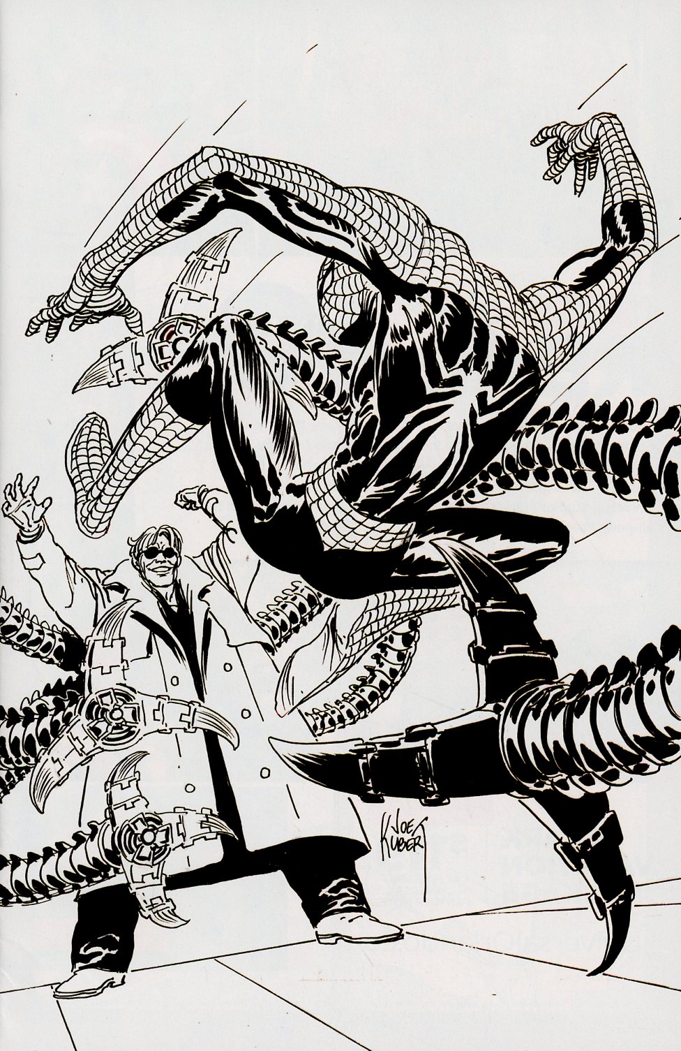 Peter Parker Spectacular Spider-Man #1 Cover T ComicSketchArt.com Exclusive Joe Kubert Sketch Variant Cover