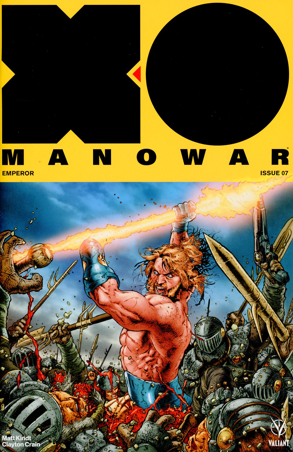 X-O Manowar Vol 4 #7 Cover C Incentive Juan Jose Ryp Interlocking Variant Cover