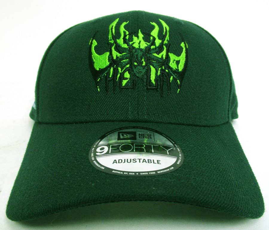 Thor Ragnarok Hela Head Dress Green 940 Velcro Strap Cap