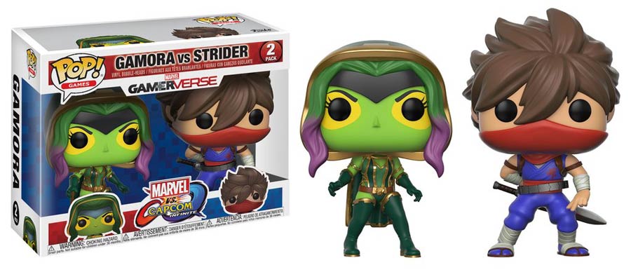 POP Games Marvel vs Capcom Infinite Gamora vs Strider 2-Pack Vinyl Figure