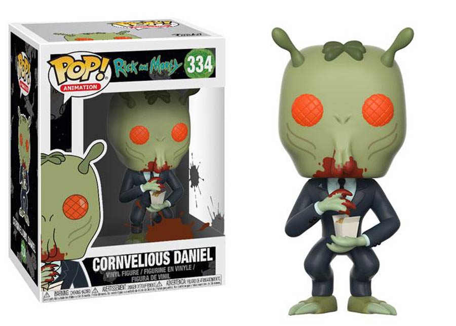POP Animation 334 Rick And Morty Cornvelious Daniel With Sauce Vinyl Figure