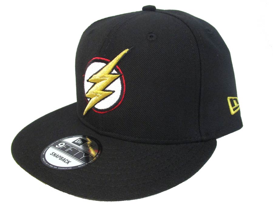 Justice League Movie Flash Symbol Black 950 Snapback