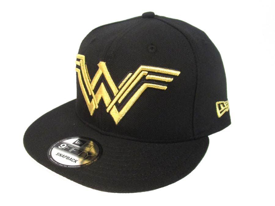 Justice League Movie Wonder Woman Symbol Black 950 Snapback