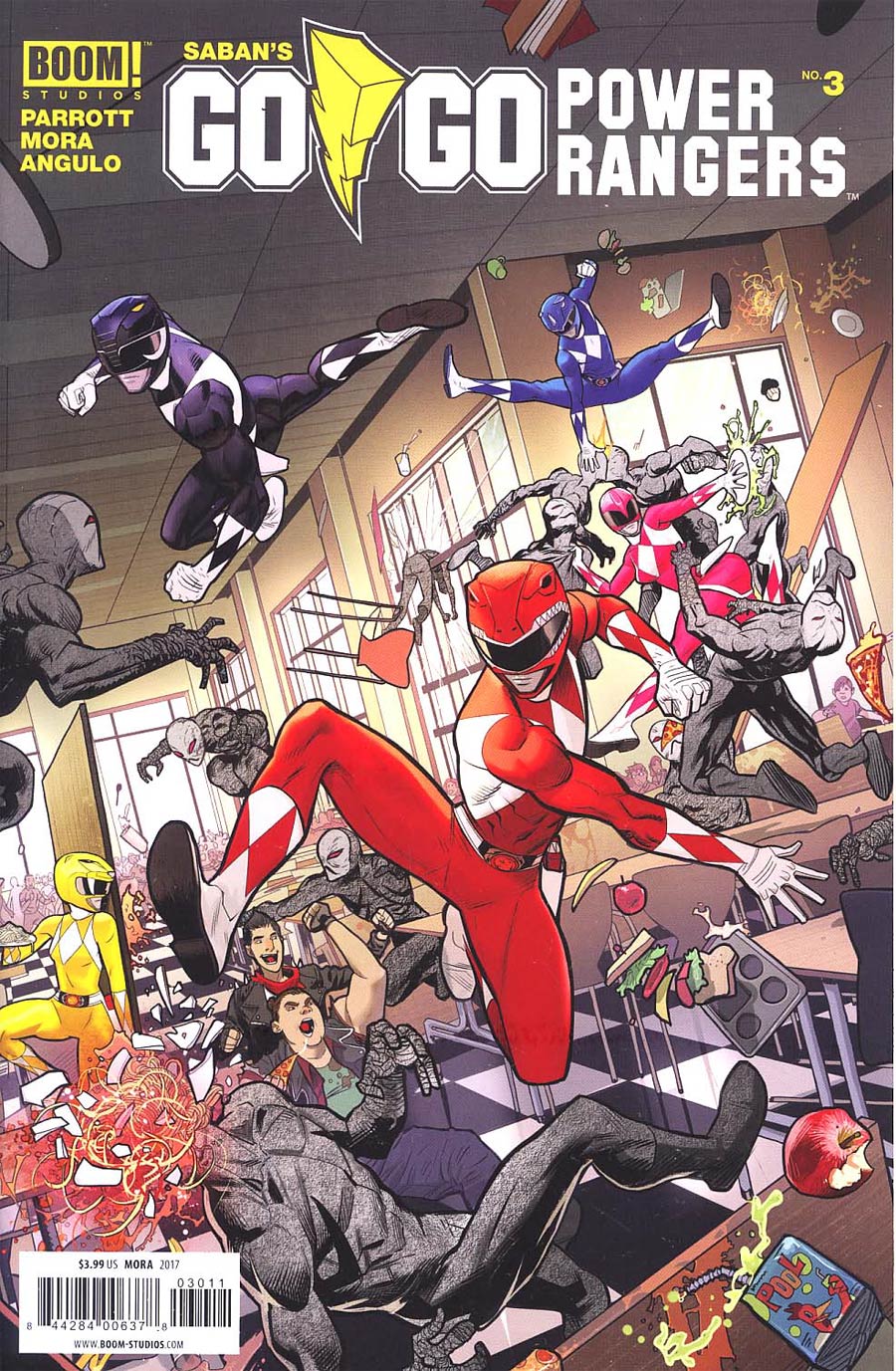 Sabans Go Go Power Rangers #3 Cover A Regular Dan Mora Cover