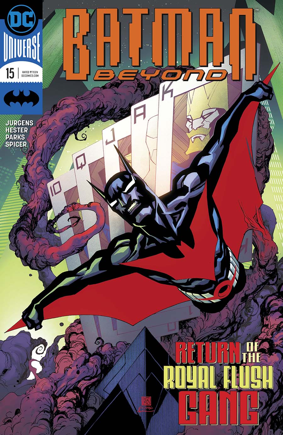 Batman Beyond Vol 6 #15 Cover A Regular Bernard Chang Cover