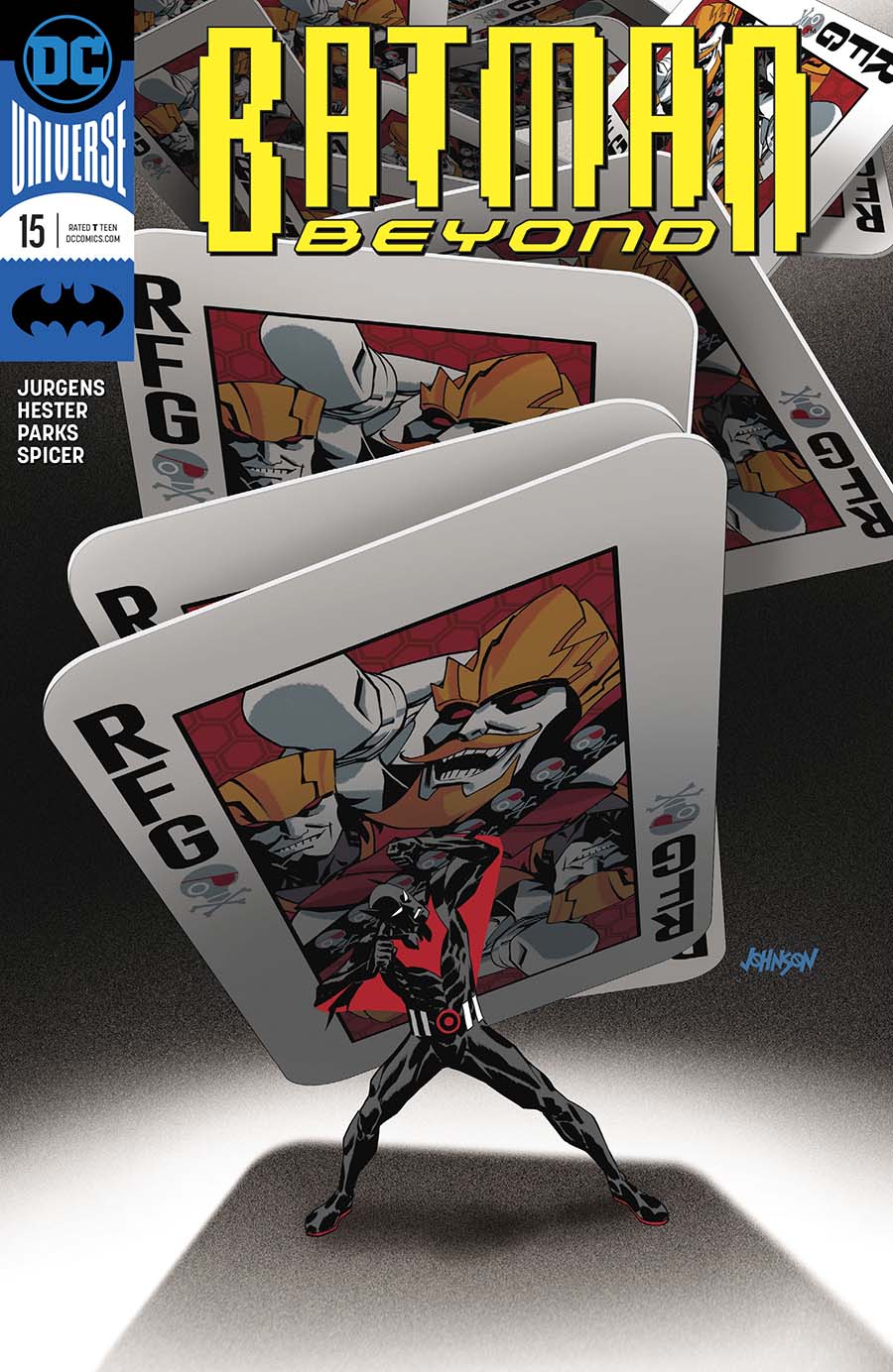 Batman Beyond Vol 6 #15 Cover B Variant Dave Johnson Cover