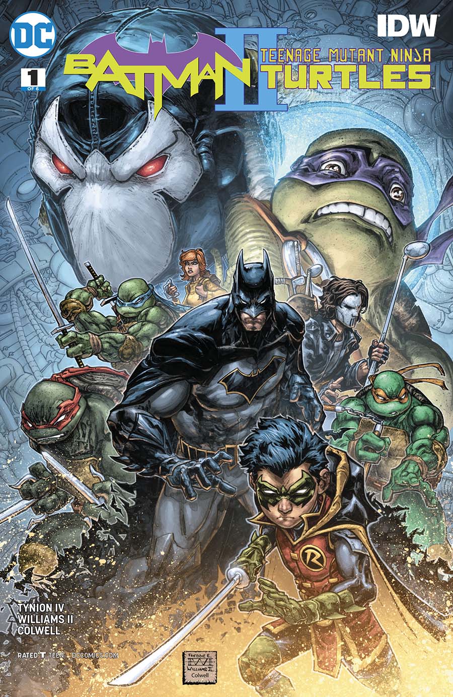 Batman Teenage Mutant Ninja Turtles II #1 Cover A Regular Freddie E Williams II Cover