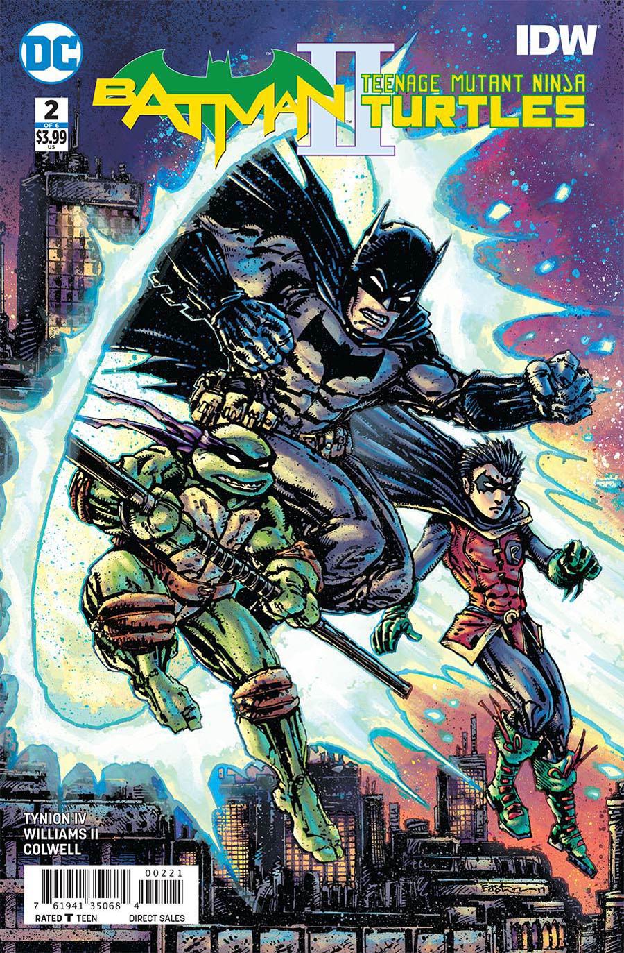 Batman Teenage Mutant Ninja Turtles II #2 Cover B Variant Kevin Eastman Cover