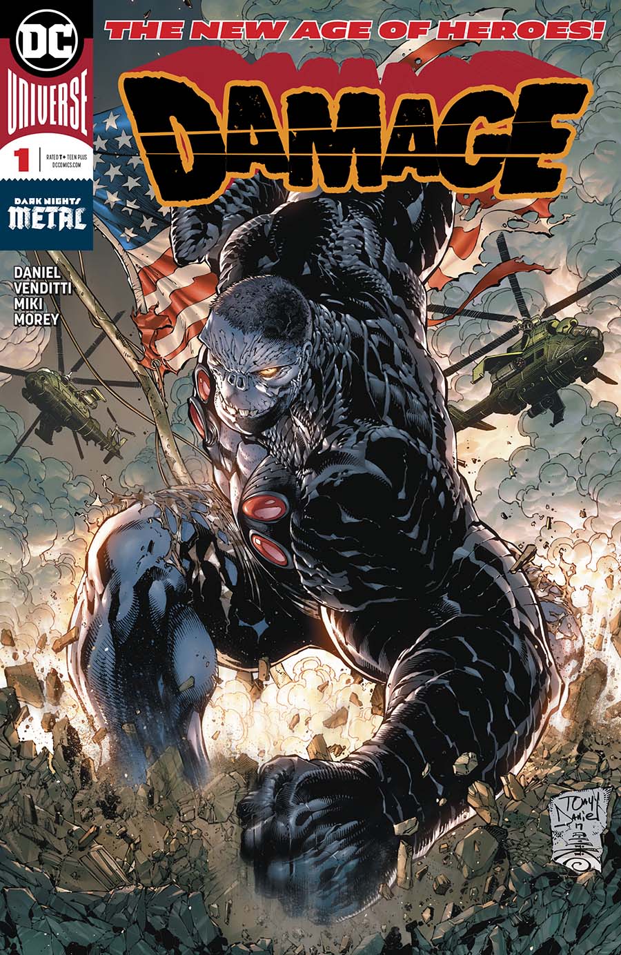Damage Vol 2 #1 Cover A 1st Ptg Vertical Foldout Cover