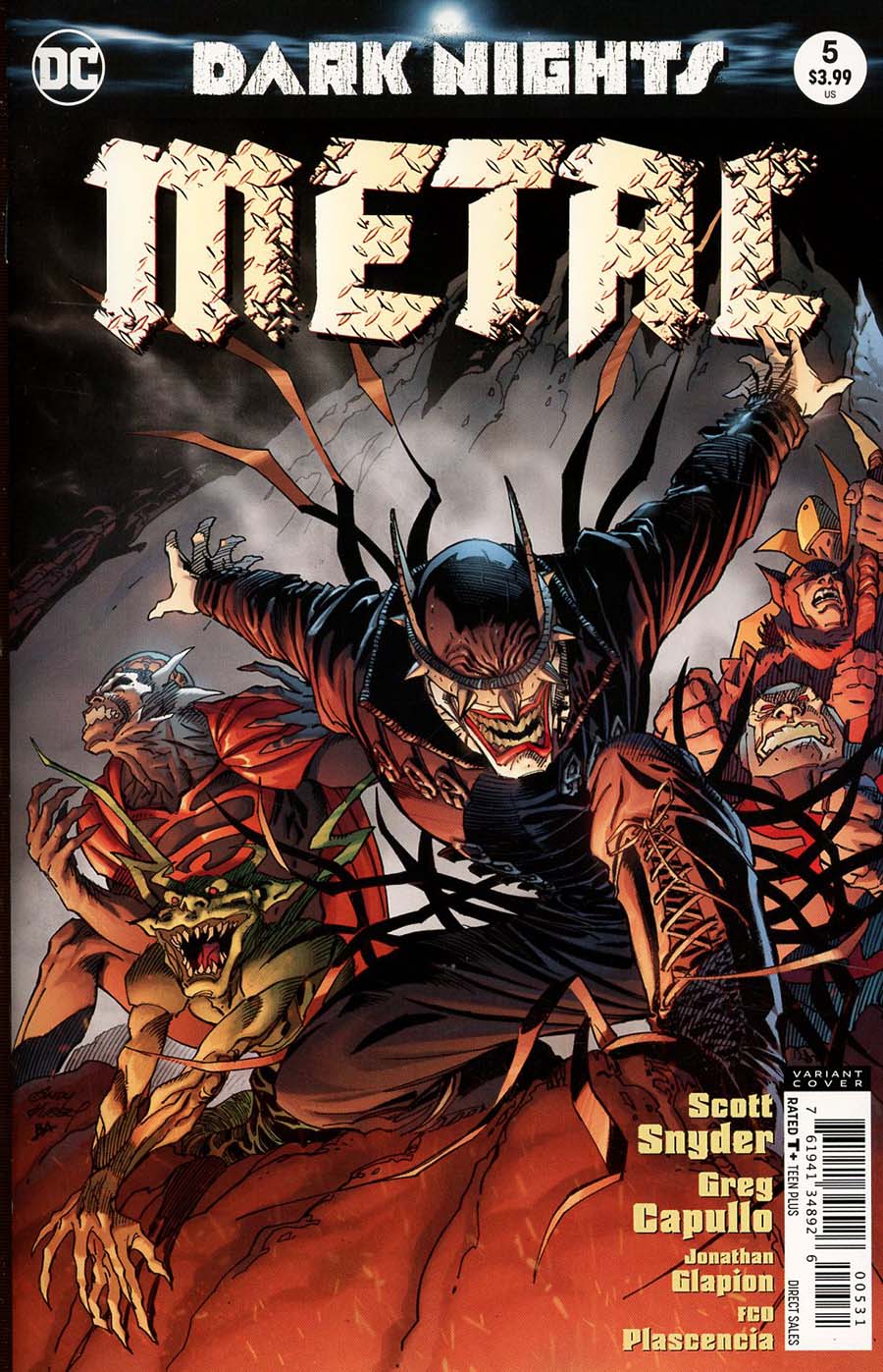 Dark Nights Metal #5 Cover C Variant Andy Kubert Cover