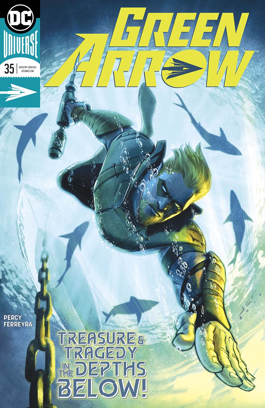 Green Arrow Vol 7 #35 Cover A Regular Juan Ferrerya Cover