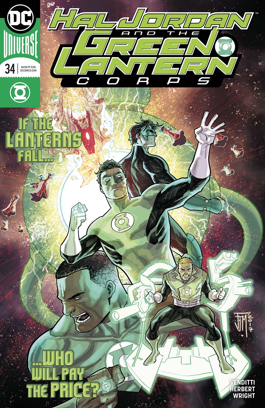 Hal Jordan And The Green Lantern Corps #34 Cover A Regular Francis Manapul Cover