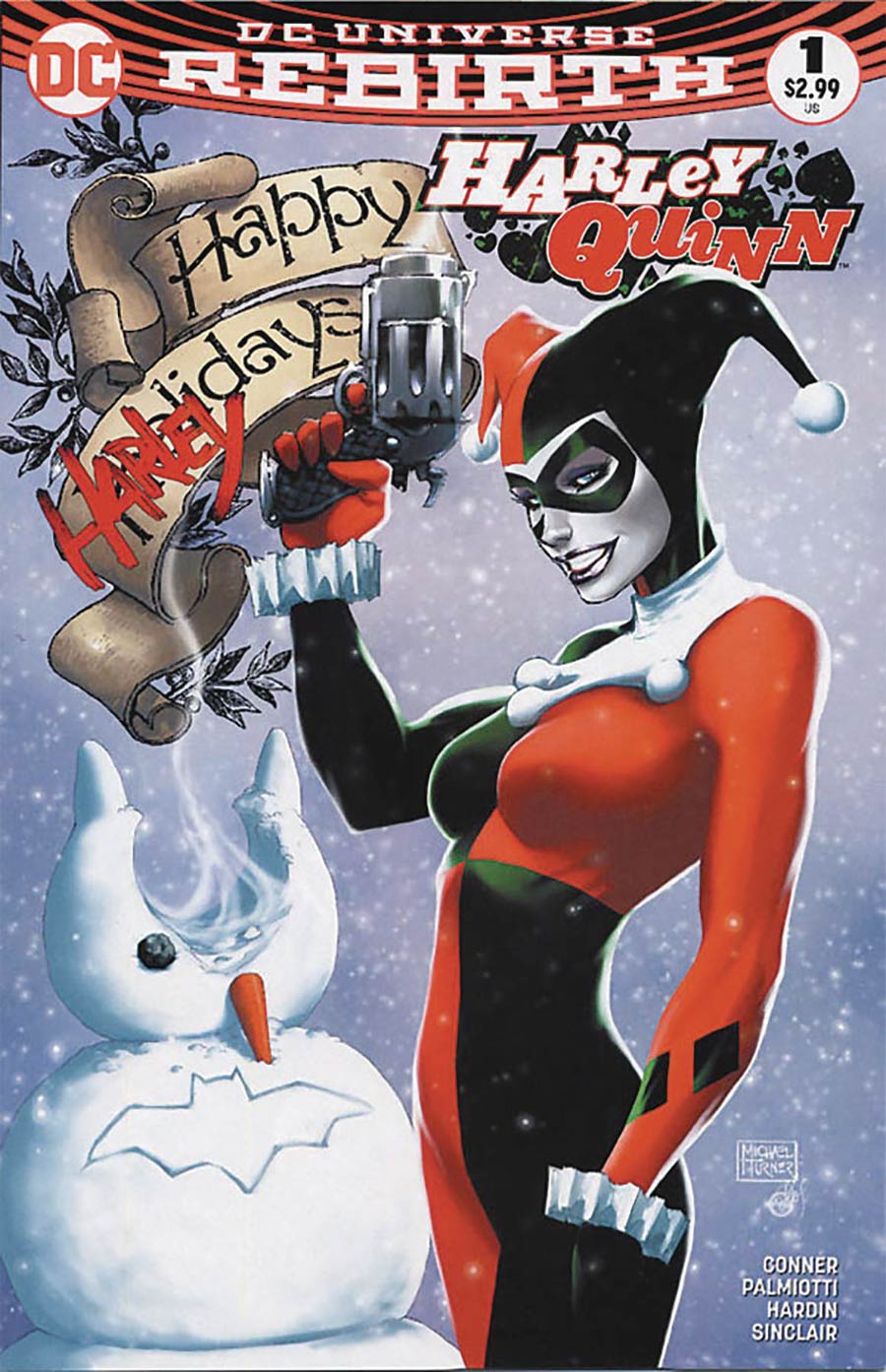 Harley Quinn Vol 3 #1 Cover W Variant Michael Turner & Peter Steigerwald Aspen Holiday Cover