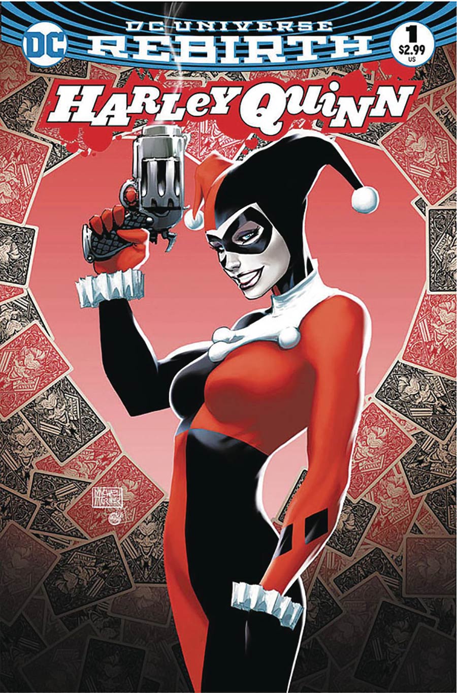 Harley Quinn Vol 3 #1 Cover U Variant Michael Turner & Peter Steigerwald Aspen Comics Color Cover