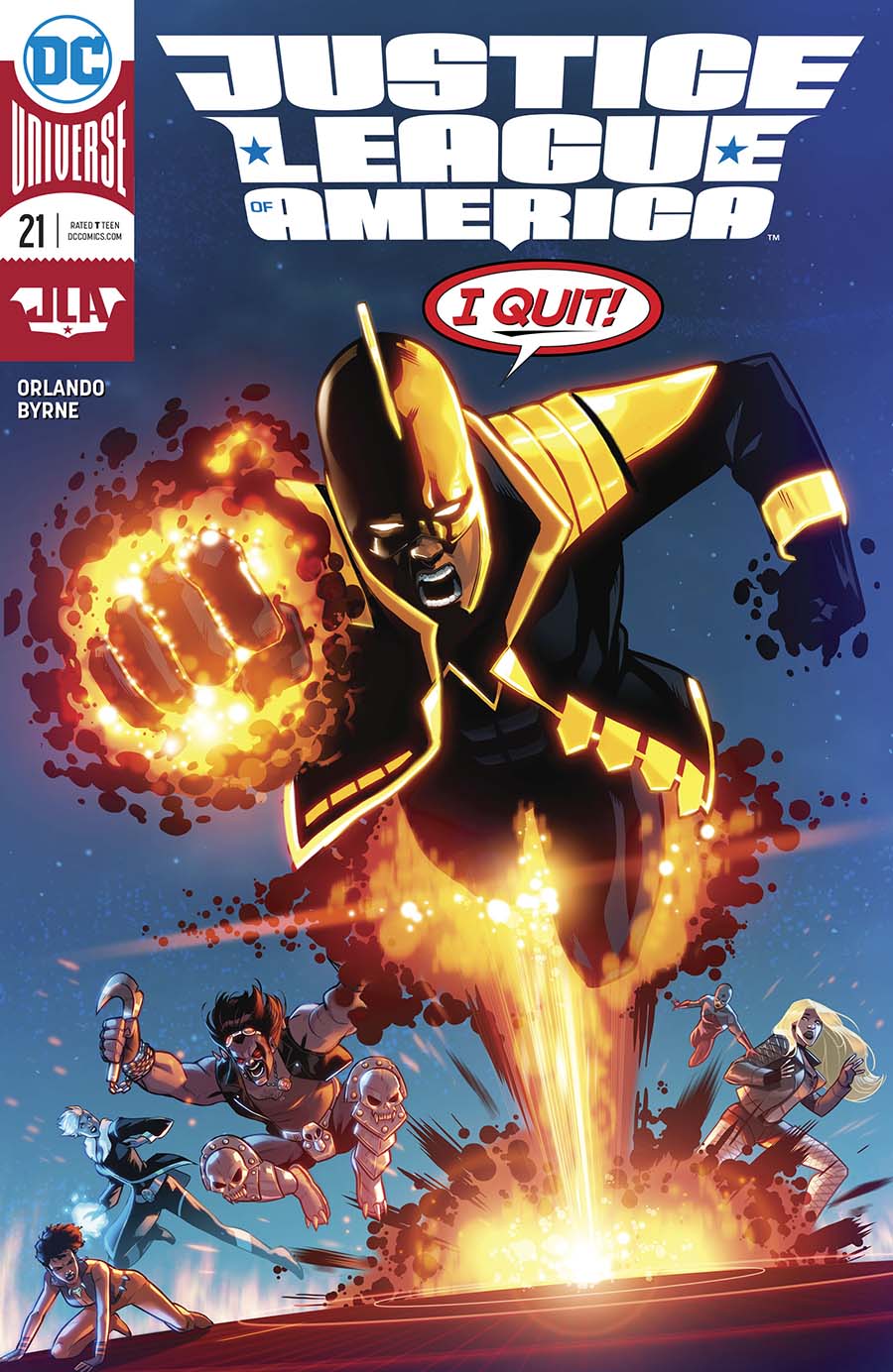 Justice League Of America Vol 5 #21 Cover A Regular Stephen Byrne Cover