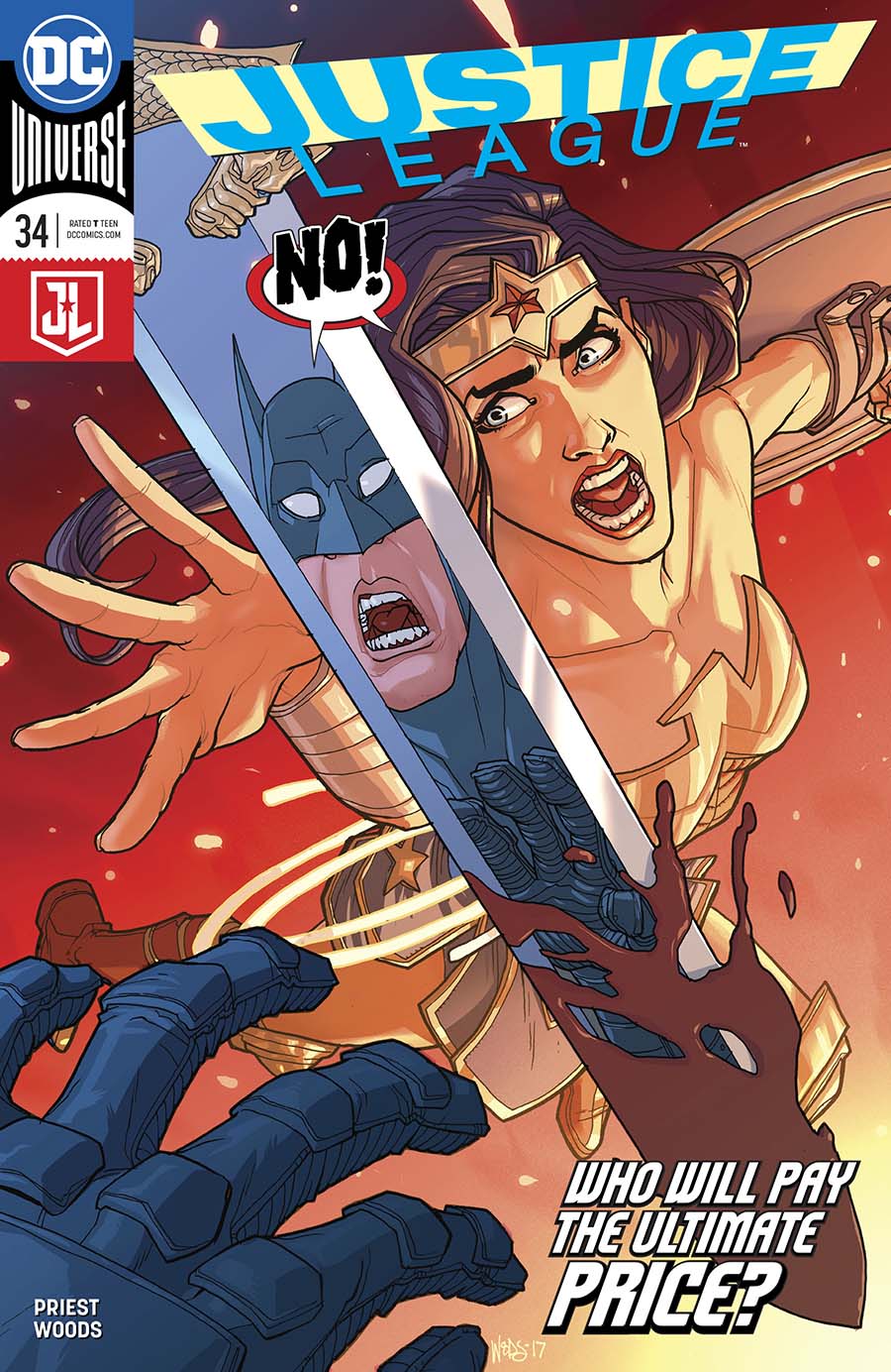 Justice League Vol 3 #34 Cover A Regular Pete Woods Cover