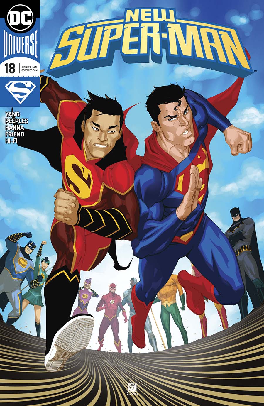 New Super-Man #18 Cover B Variant Bernard Chang Cover
