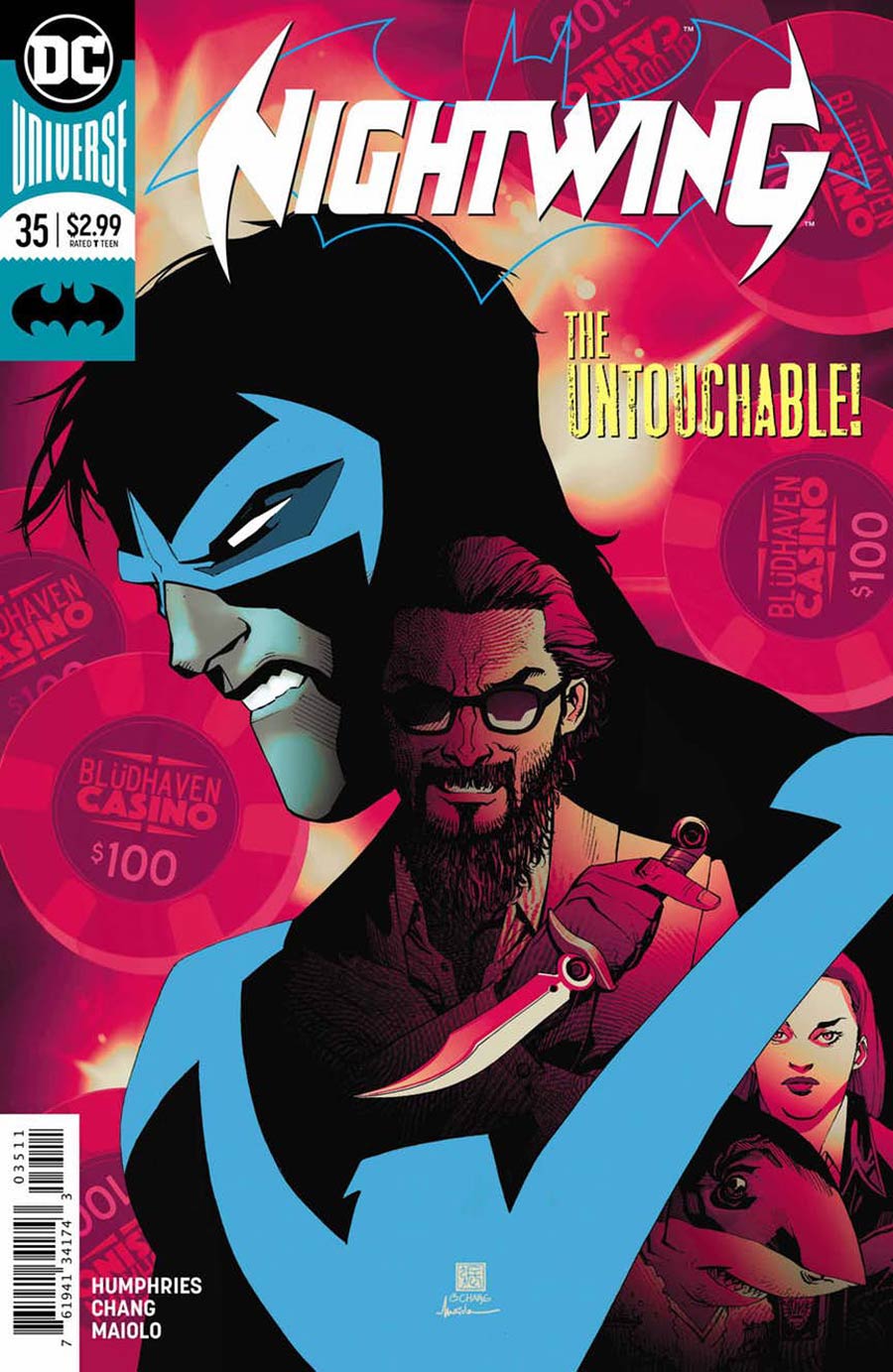 Nightwing Vol 4 #35 Cover A Regular Bernard Chang Cover