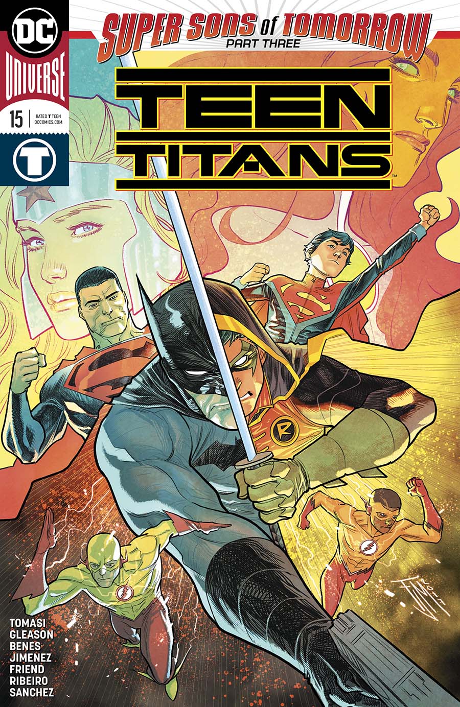 Teen Titans Vol 6 #15 Cover A Regular Francis Manapul Cover (Super Sons Of Tomorrow Part 3)