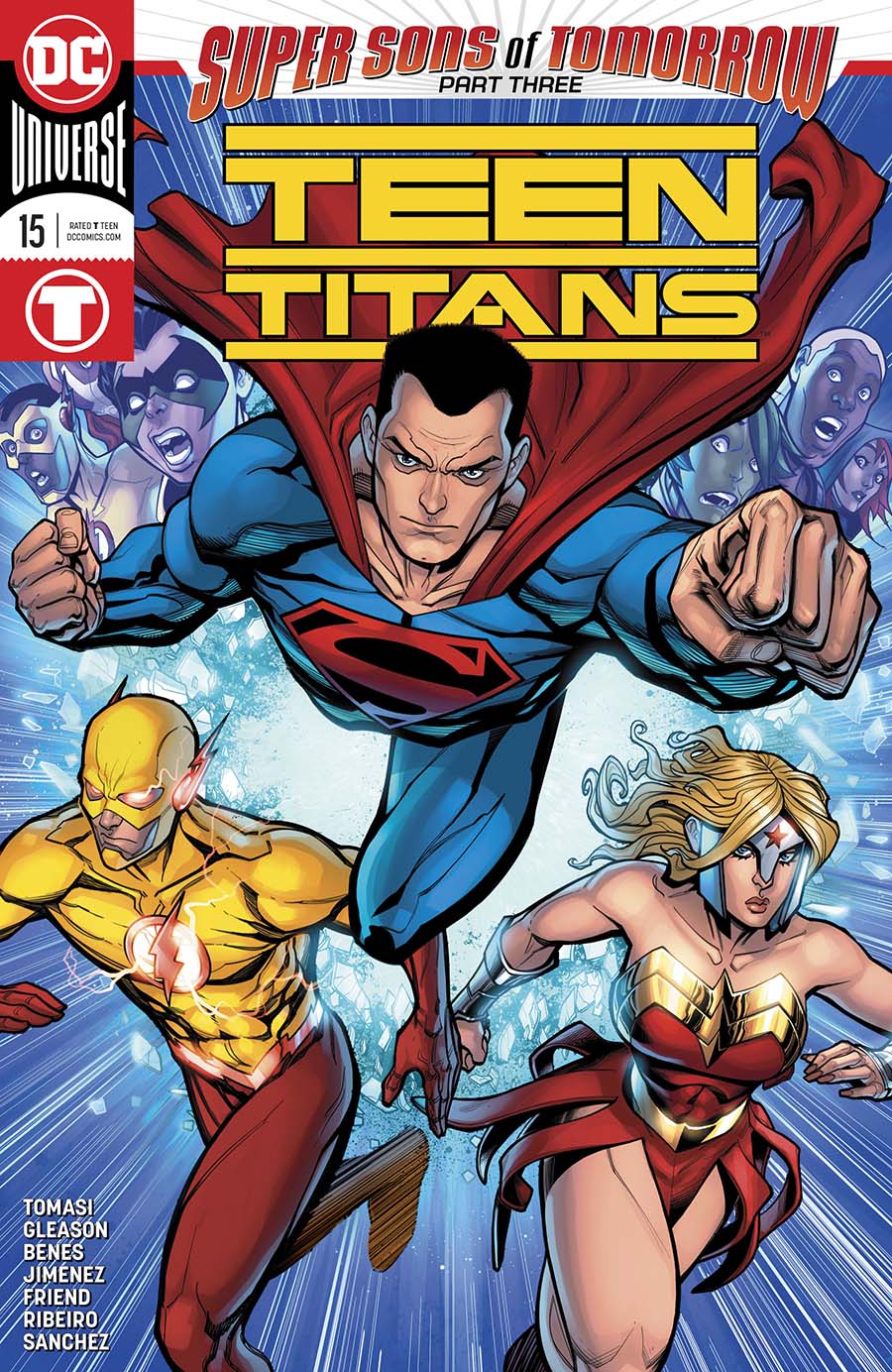 Teen Titans Vol 6 #15 Cover B Variant Chad Hardin Cover (Super Sons Of Tomorrow Part 3)