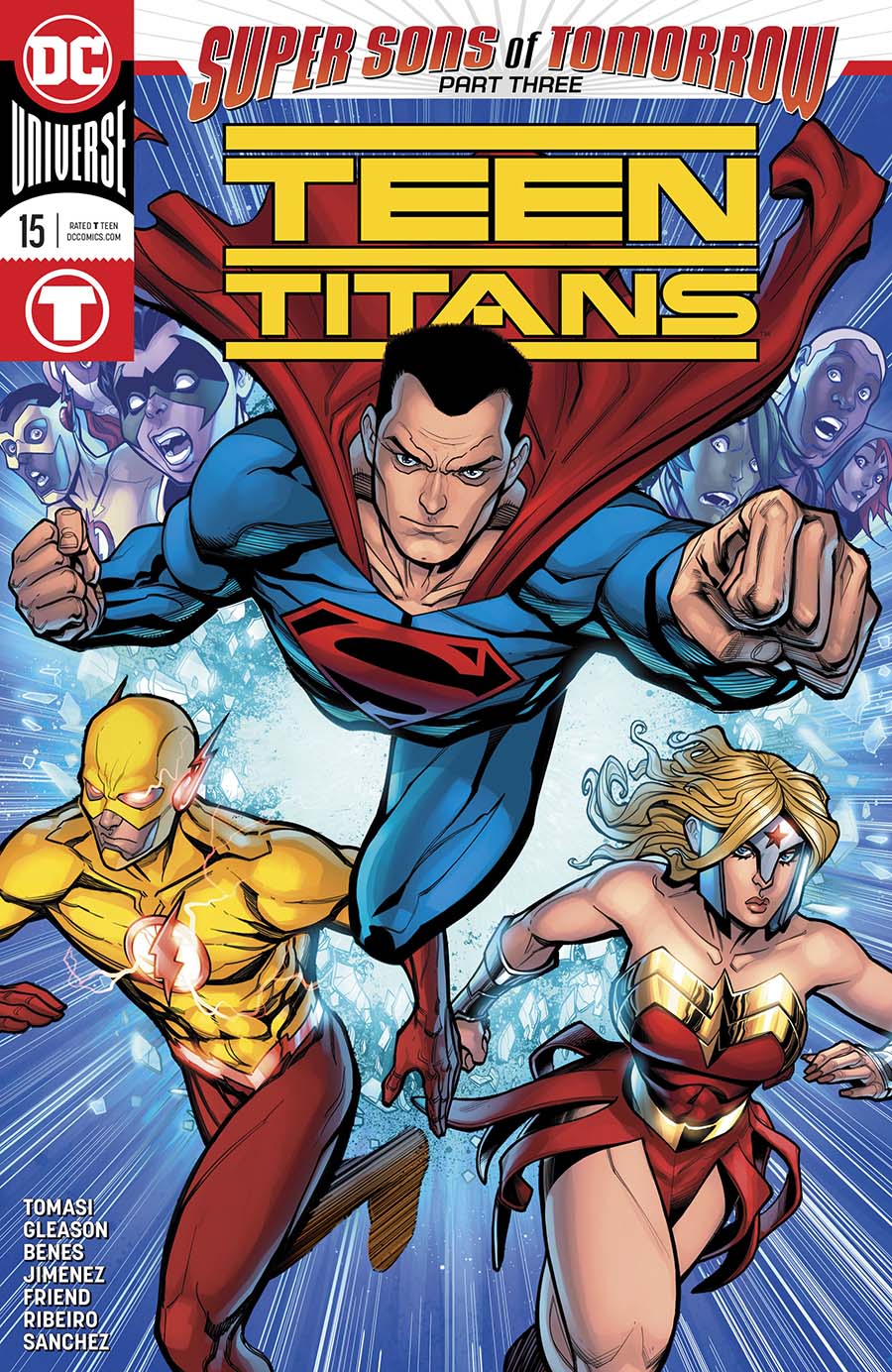 Teen Titans Vol 6 #15 Cover B Variant Chad Hardin Cover (Super Sons Of Tomorrow Part 3)