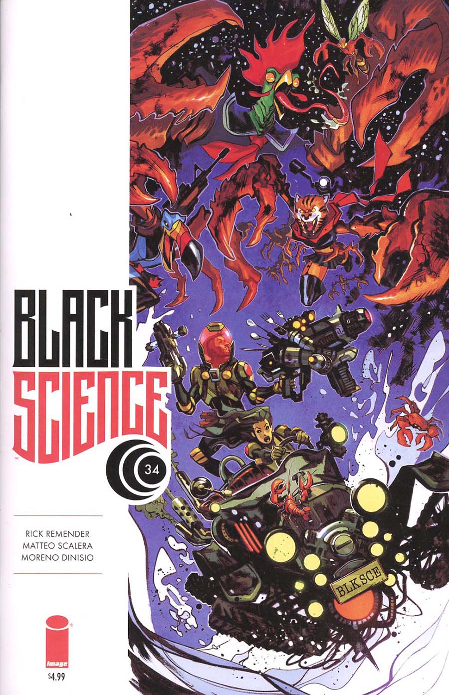 Black Science #34 Cover B Variant Marcio Takara Cover
