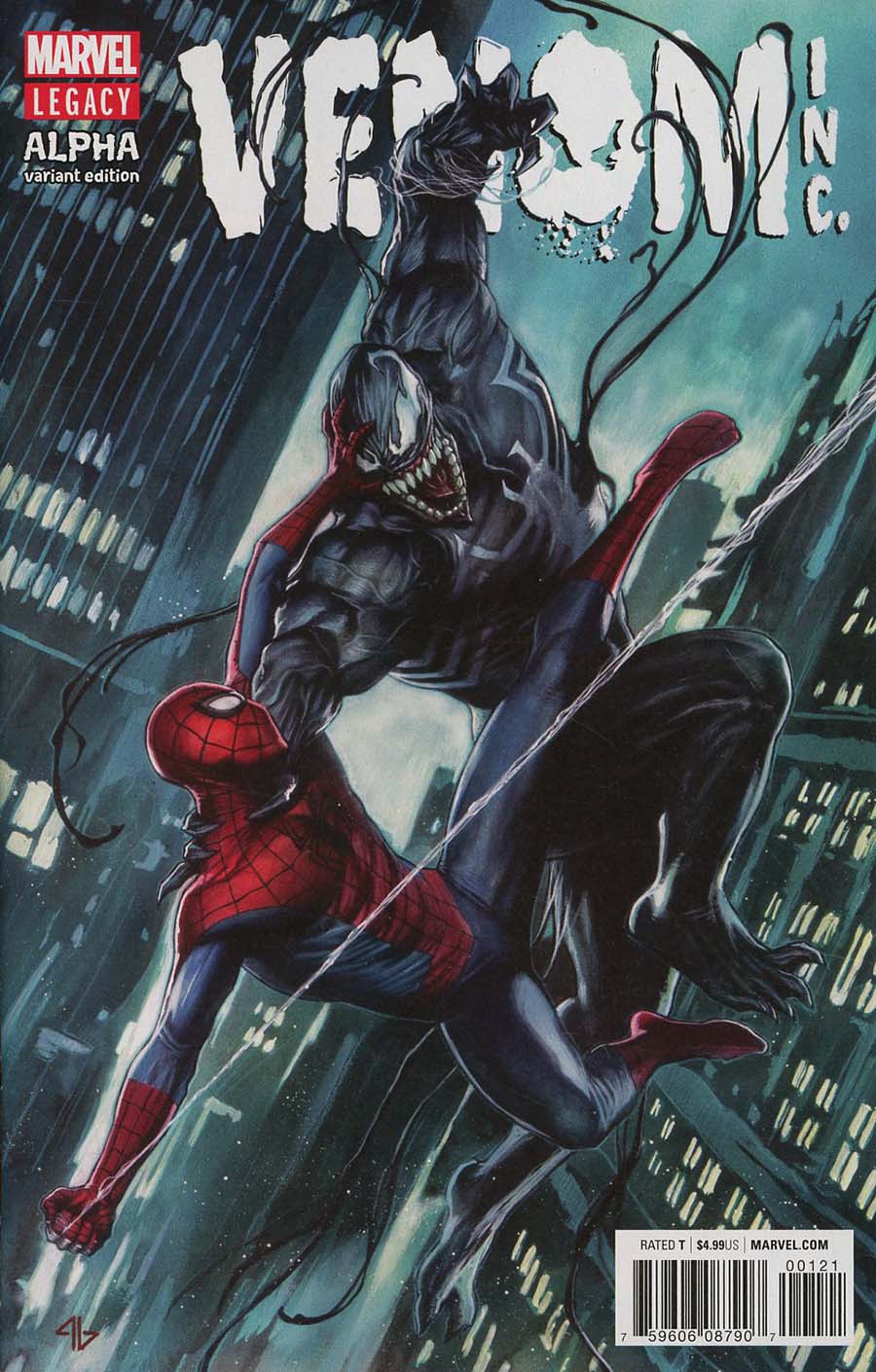 Amazing Spider-Man Venom Venom Inc Alpha #1 Cover B Variant Adi Granov Cover (Venom Inc Part 1)(Marvel Legacy Tie-In)