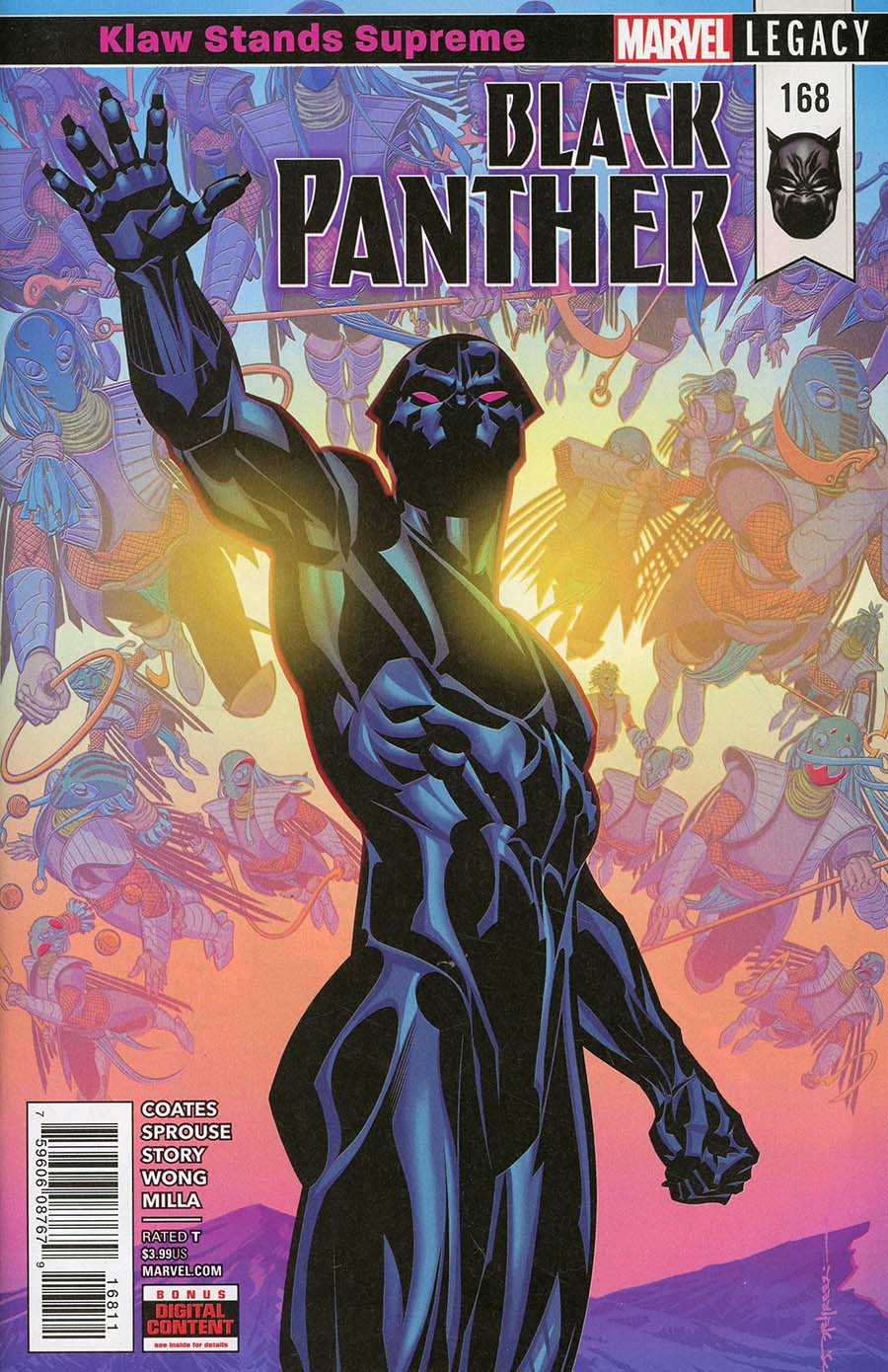 Black Panther Vol 6 #168 Cover A Regular Brian Stelfreeze Cover (Marvel Legacy Tie-In)