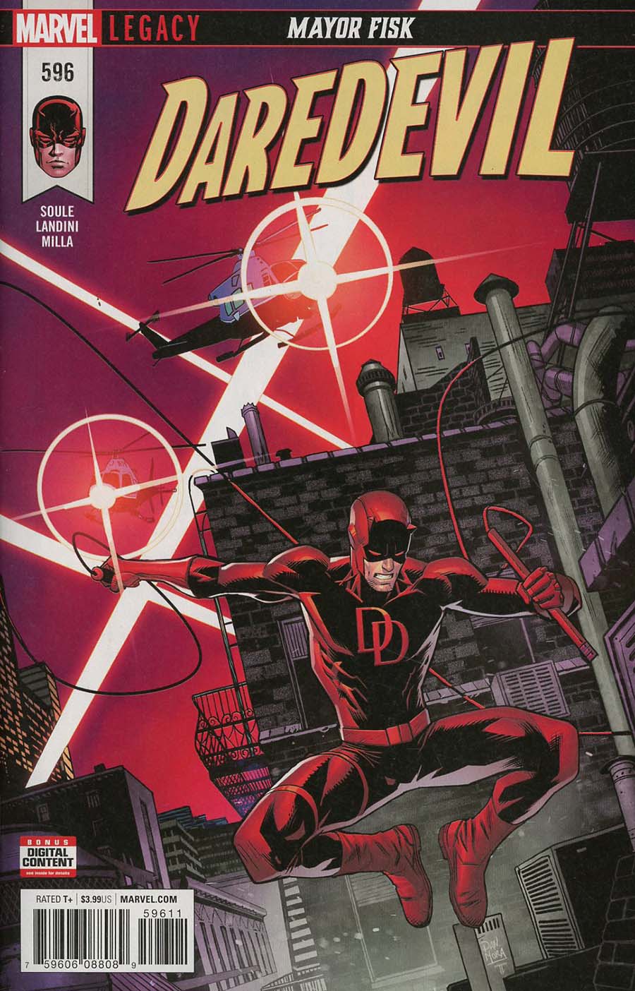 Daredevil Vol 5 #596 Cover A 1st Ptg Regular Dan Mora Cover (Marvel Legacy Tie-In)