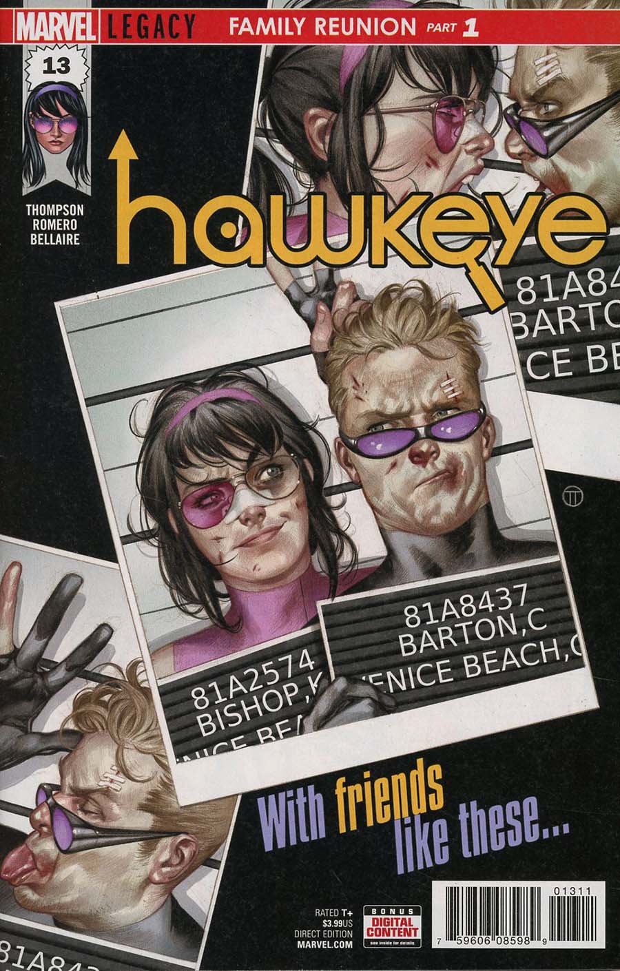 Hawkeye Vol 5 #13 Cover A Regular Julian Totino Tedesco Cover (Marvel Legacy Tie-In)