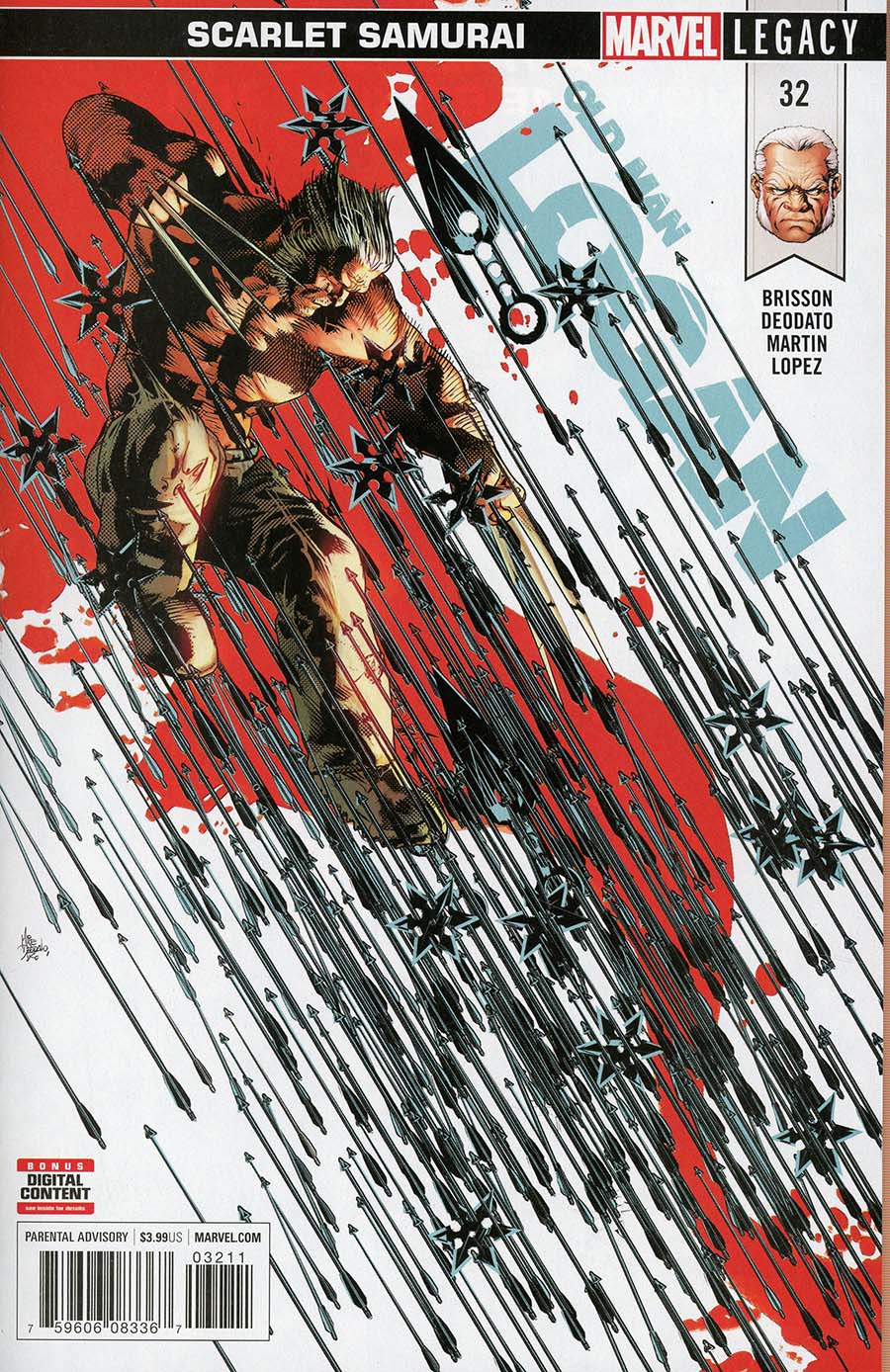 Old Man Logan Vol 2 #32 Cover A Regular Mike Deodato Jr Cover (Marvel Legacy Tie-In)