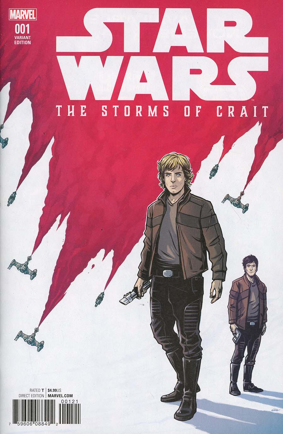 Star Wars Episode VIII The Last Jedi Storms Of Crait #1 Cover B Variant Caspar Wijngaard Cover