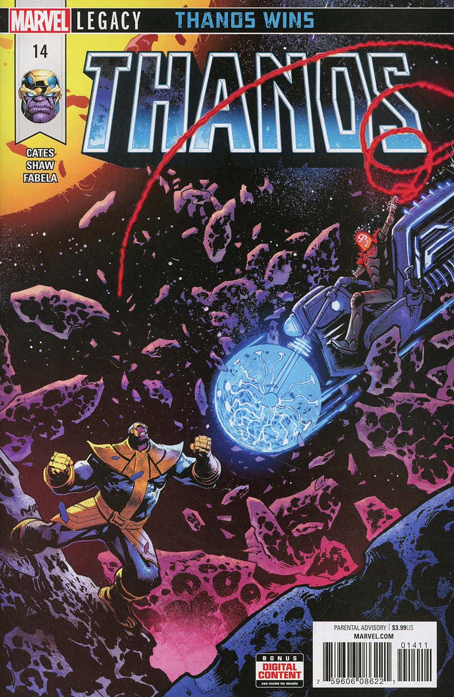 Thanos Vol 2 #14 Cover A 1st Ptg Regular Geoff Shaw Cover (Marvel Legacy Tie-In)