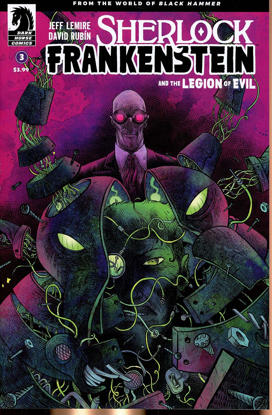 Sherlock Frankenstein And The Legion Of Evil #3 Cover A Regular David Rubin Cover