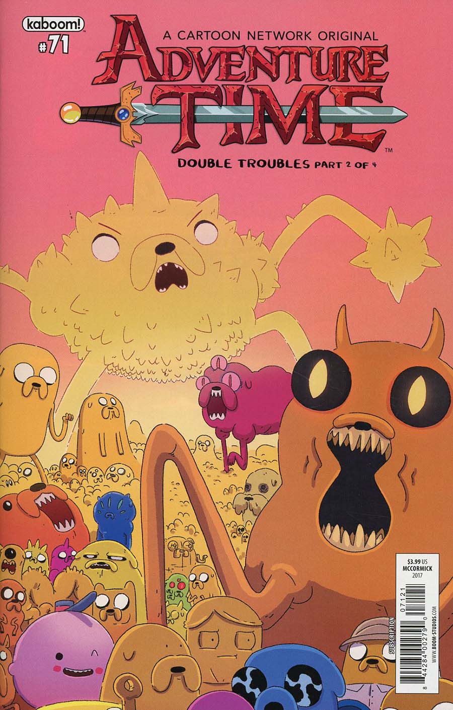 Adventure Time #71 Cover B Variant Joey McCormick Subscription Cover