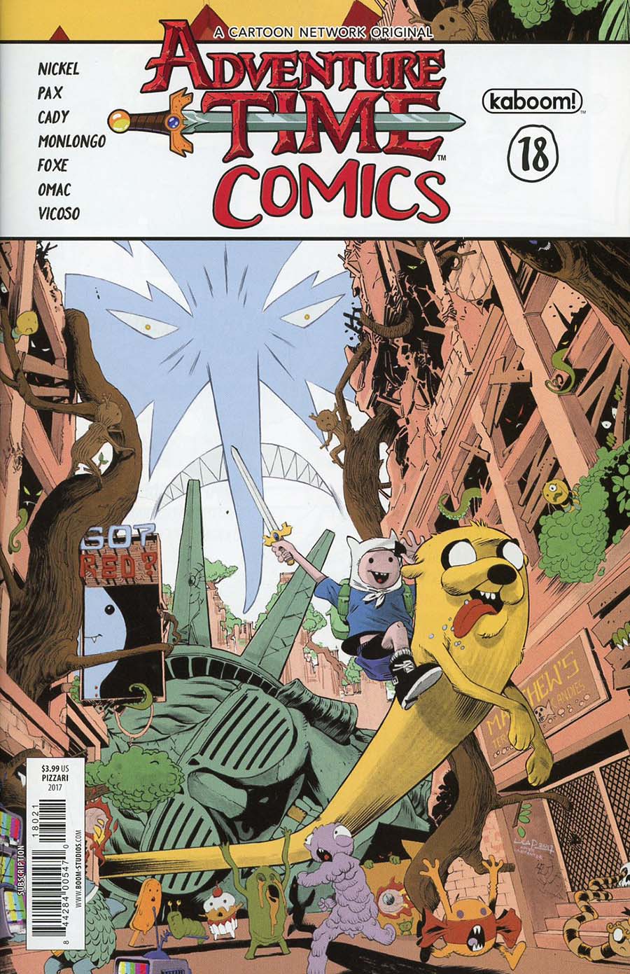 Adventure Time Comics #18 Cover B Variant Luca Pizarri Subscription Cover