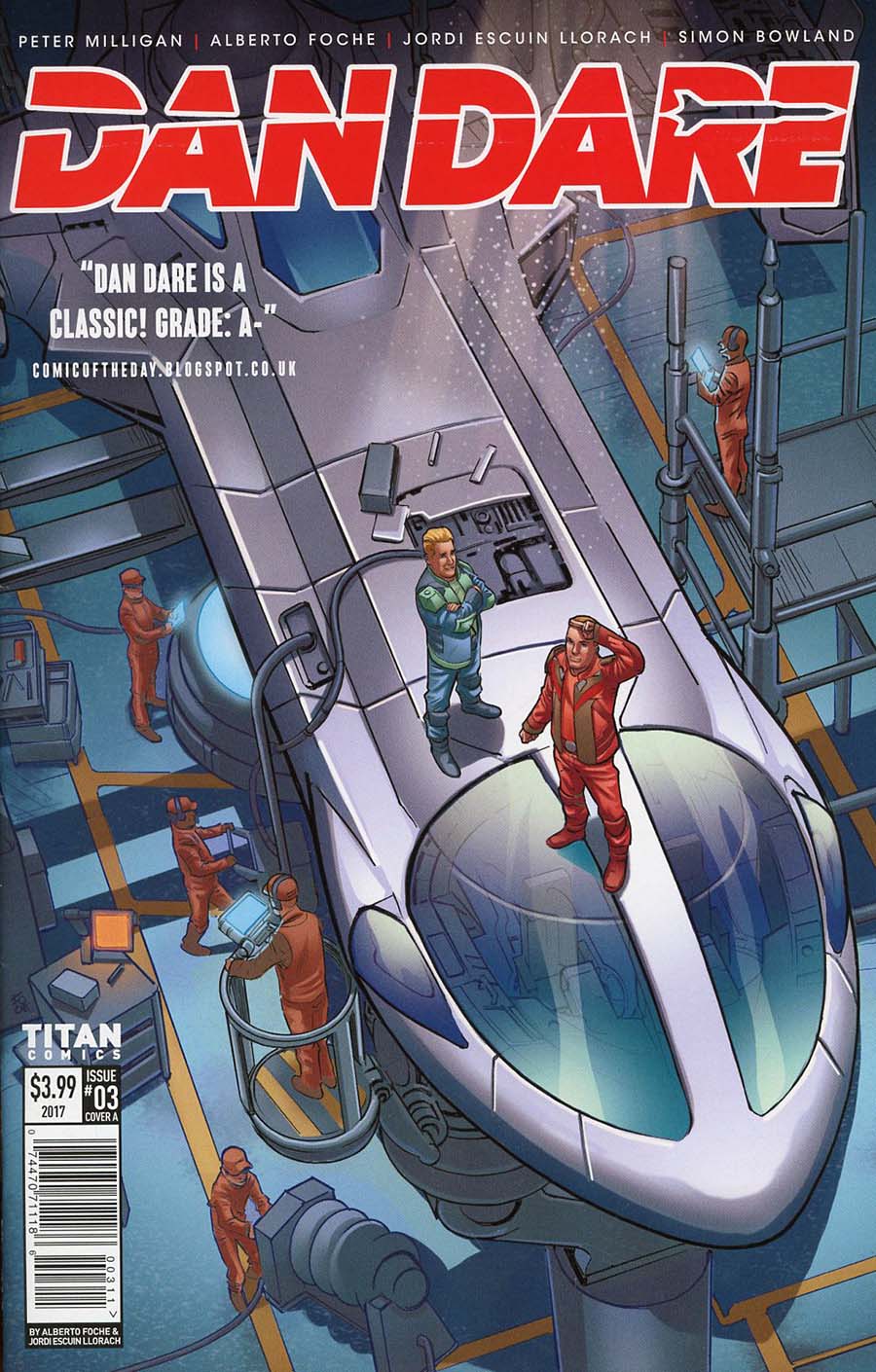Dan Dare Vol 2 #3 Cover A Regular Alberto Fouche Cover