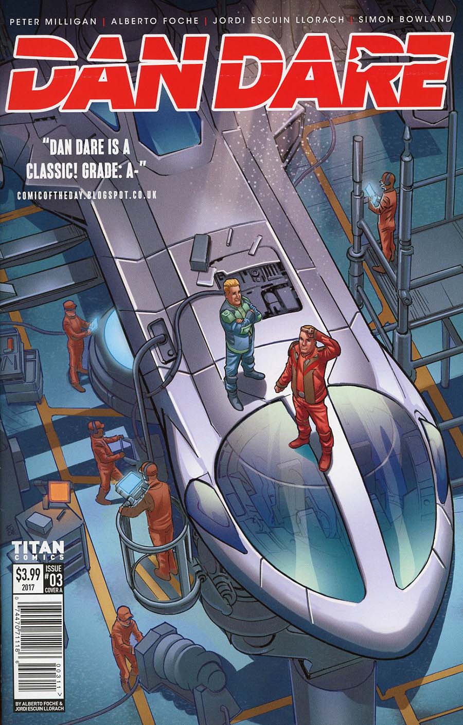 Dan Dare Vol 2 #3 Cover A Regular Alberto Fouche Cover