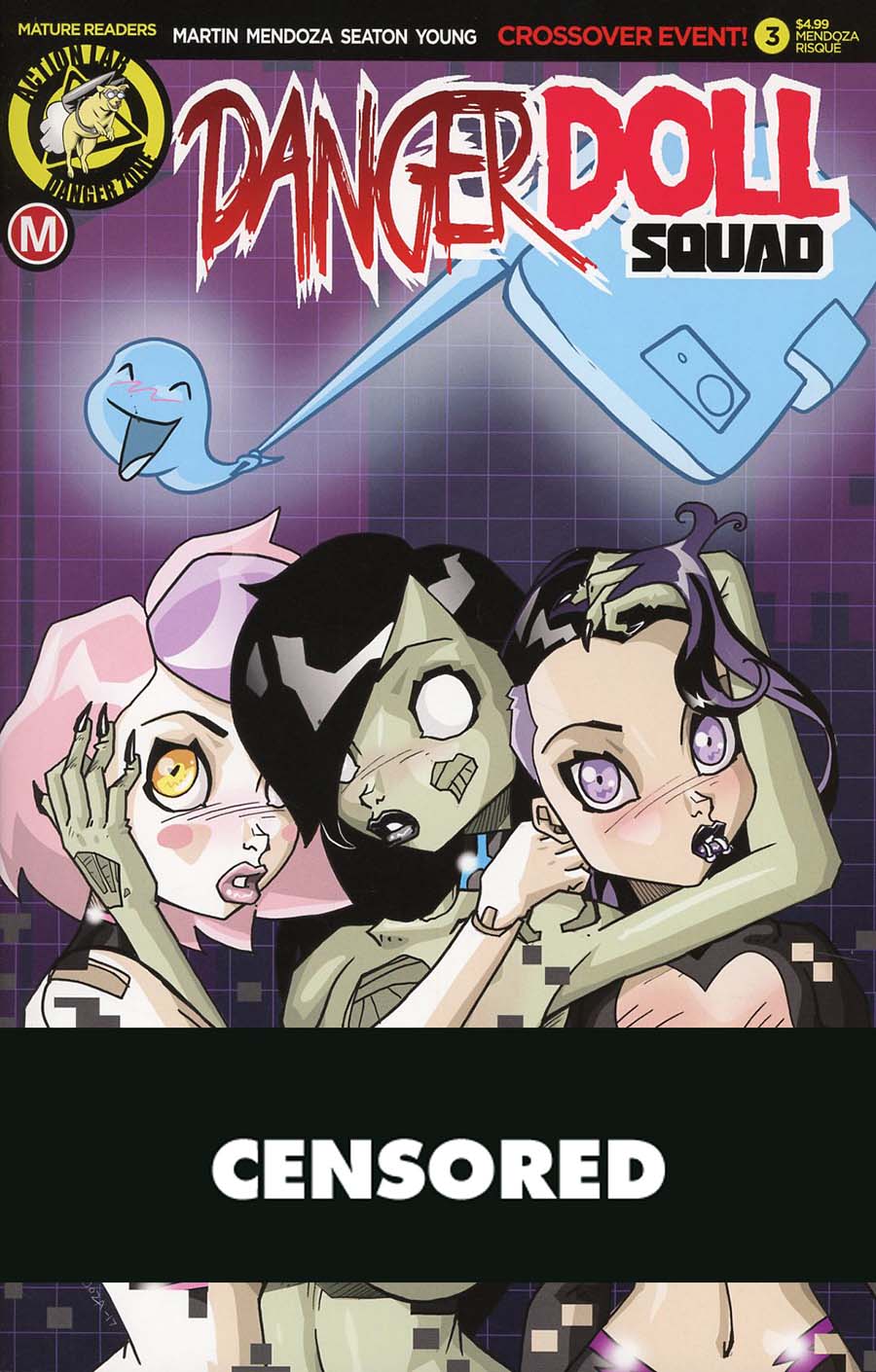 Danger Doll Squad #3 Cover D Variant Dan Mendoza Risque Cover